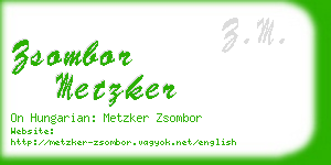 zsombor metzker business card